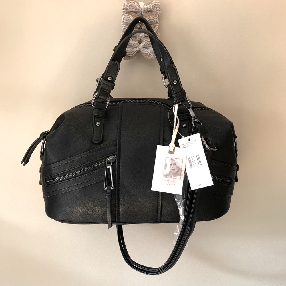 Jessica Simpson Renee Meteorite Satchel Handbag 😍